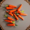 Nlinlin 15Pcs Miniature Carrot Models, Artificial Vegetables for Mini Kitchen