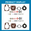 Silscvtt 2pcs Carburetor Repair Kit with Float Replacement for Johnson