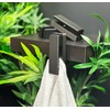 Voxelv Premium Marble Gravity Hand Towel Holder - Textured Wall
