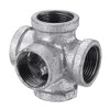 TuToy 1/2 '3/4' 1 '5 Way Pipe Fitting Malleable Iron