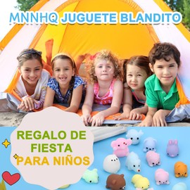36 Pack Juguetes Squishy para Niños, Fidget Toys, Juguetes Esponjoso Mochi Adultos con Caja para Aliviar Estrés y Ansiedad, Juguete Sensorial Regalo Pop It para Fiestas, Cumpleaños, Navidad