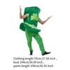 Dickly Saint Patrick Day Costume Set Decorative Green Cosplay Outfits
