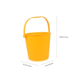 Sosoport Summer Beach Sand Bucket Beach Pail for Sand Play and Water Activities Lightweight Easy to Carry Non Slip Design for Family Fun