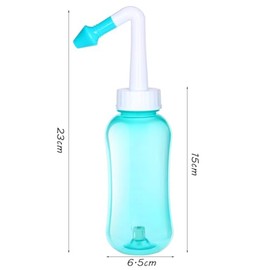 NUOOO Neti Pot Sinus Rinse Bottle Nasal Wash Nose Cleaner Washing Bottle Cleaner Pressure Irrigation for Adult and Kid BPA Free 300ML