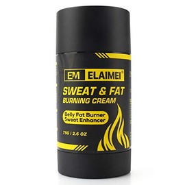 ELAIMEI Crema de sudor para quemar grasa, potenciador de entrenamiento para pérdida de peso, gel caliente para vientre, adelgazante/anticelulítico par