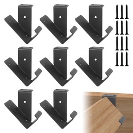 4 Pairs Pergola Upper Mount Bracket for 2x4(Actual 1.5x3.5) 45 Degree Pergola Roof Mount Brackets Heavy Duty Top Rafter Brackets