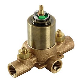 Kingston Brass KB653V Chatham Tub and Shower Valve, Antique Brass 5.13 x 4.5 x 3.19
