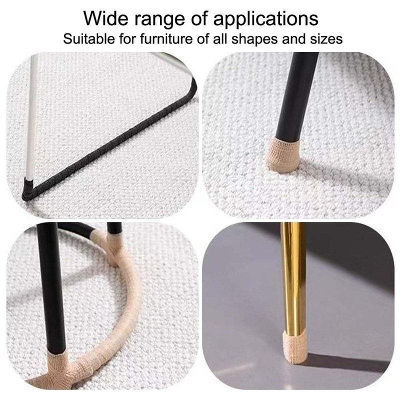 Furniture Leg Socks, Chair Leg Protectors for Hardwood & Tile,