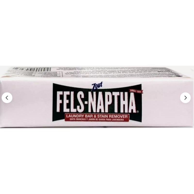 Fels Naptha Zout Laundry Soap Bar & Stain Remover -