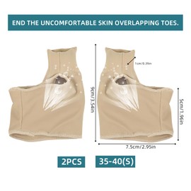 Pack of 2 Hallux Valgus Correction, Hallux Valgus, Sandal Splint Toe Corrector, Valgus Correction and Toe Separator, Adjustable, Gel Hallux Splint for Spreading and Stretching, for Men and Women