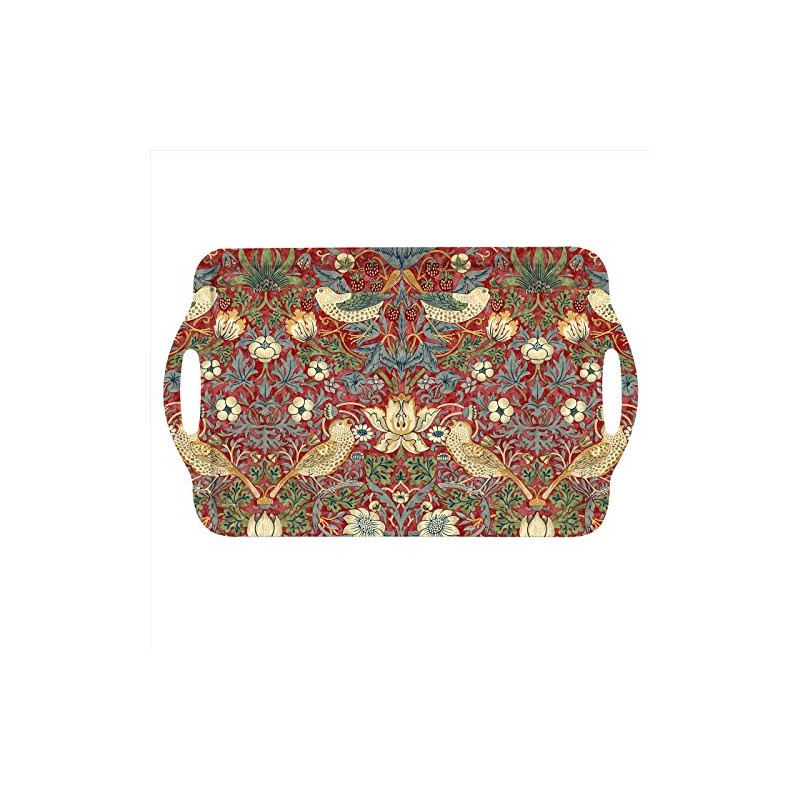 Pimpernel Morris & Co Strawberry Thief Red Large Handled Tray