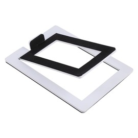 Lyaciomn Desktop Speaker Stand Metal Audio Bracket Tabletop Holder for 'S YU4 Active Speaker & Similar Size Speaker, White