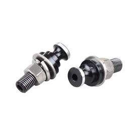 POSH 011102-06 Motorcycle Supplies, Aluminum Mega Short Turn Signal Stay, 1.0 inches (25 mm), Black