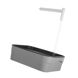 GRIRIW Continuous Water Circulation Automatic Parrot Bath Tub for Parakeets Lovebirds Cockatiels