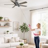 Extendable Microfiber Duster for High Cleaning – 60.63-Inch Bendable Washable