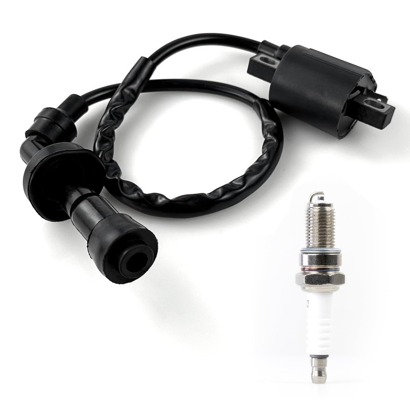 3YF-82370-00-00 Ignition Coil Spark Plug For Yamaha Grizzly 660 YFM660