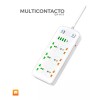 Maíz Multicontacto Cargador Usb Barra Supresor Picos Escritorio