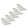 50pcs Hair Extension Clips Set Stainless Steel DIY 8 Teeth