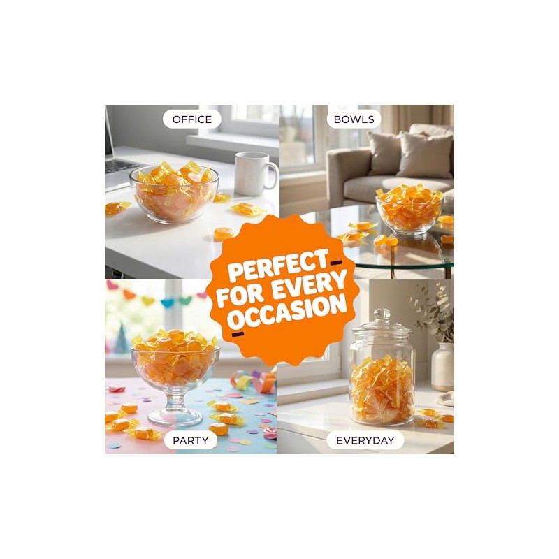 Butterscotch Hard Candy Bulk 1 Lb. Bag Individually Wrapped –