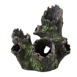 SOONHUA Aquarium Driftwood Decoration Resin Tree Trunk Aquarium Ornaments for Fish Protection Hiding Places Entertainment Sites