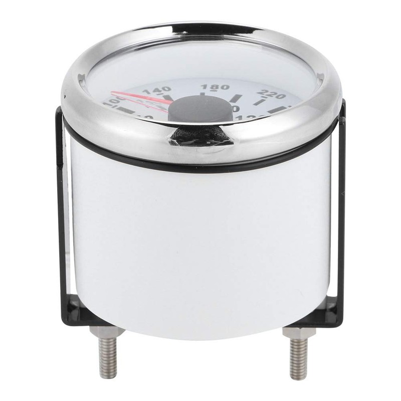 Water Temperature Gauge, 52mm/2in Marine Engine Water Temperature Gauge 40