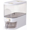 Sooyee 11Lbs Rice Dispenser, Large Grain Container Storage with Lid