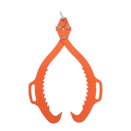 YSMN 32in 2 Serrated Claw Hook,Log Lifting Tongs, Heavy Duty Grapple Timber Claw,Lumber Skidding