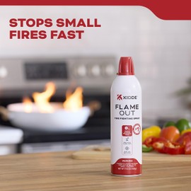 Kidde Flame Out Fire Fighting Spray, 14oz, for Home Use, Kitchens, Dorms, Apartments, 2 Pack