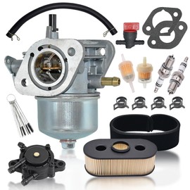 15004-7054 15003-7061 Carburetor Carb Kit Fit for Kawasaki FH430V FH381V FH541V FS481V Engine with Fuel Pump & Air Filter replace 15004-7057, 15003-7107, 15003-7047