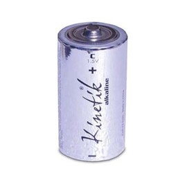 Kingdom Kinetic Alkaline C Battery - 1.5 V for Flashlights and Other C Operated Devices - Aluminium Foil Jacket- Pack of 4