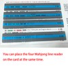 spansee 8 PCS Mah Jongg Line Reader, Mahjong Card Line