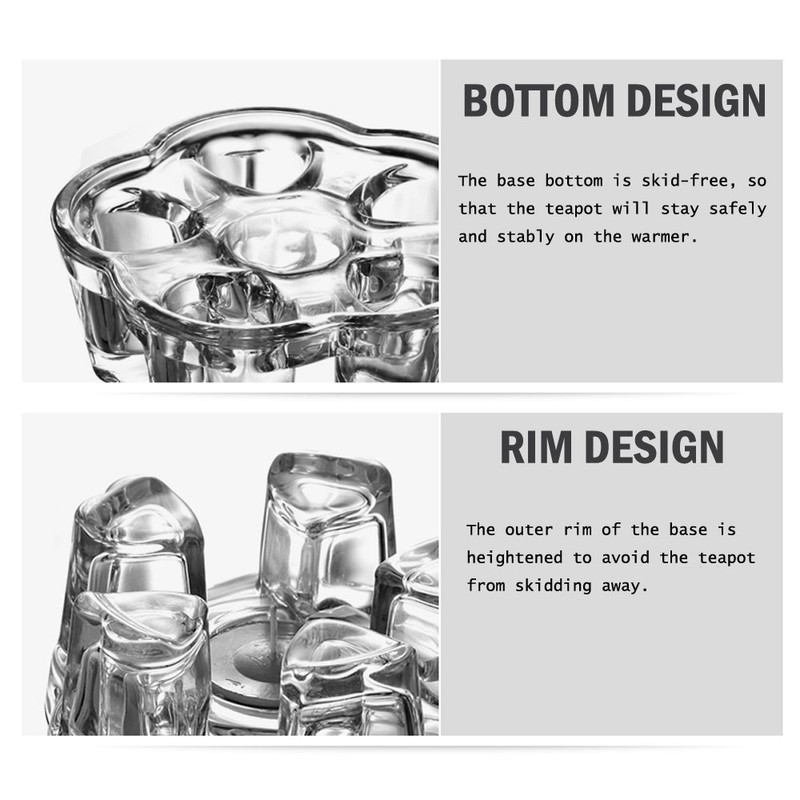 TAMUME Large Glass Warmer (Crystal)