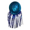 24 Sombrero Bombin Peluca Metalica Color Fiesta Glow Color
