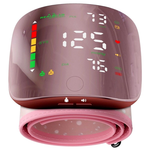 Unbranded Automatic Wrist Blood Pressure Monitor Digital BP Machine Heart