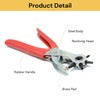 Spendeal Heavy Duty Leather Hole Punch Revolving Craft Puncher Hole