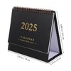 Operitacx Small Desk Calendar 2024-2025, Standing Foldable July 2024 to