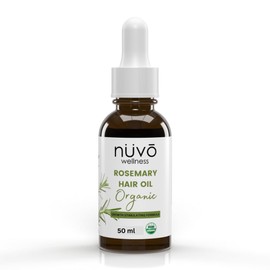 Rosemary Oil for Hair - Organic Moroccan Rosemary Oil Blended with Organic Jojoba Oil - Great for Moisturizing - Huile de Romarin -50 ml Product of Canada