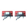 MelTruck® 2 x Red LED Number Plate Light Position Light