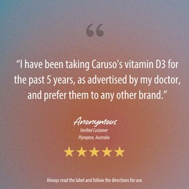Caruso's Natural Health Vitamin D3 1000Iu 250 Capsules