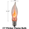 Creative Hobbies Box of 5 Flicker Flame Light Bulbs, E12