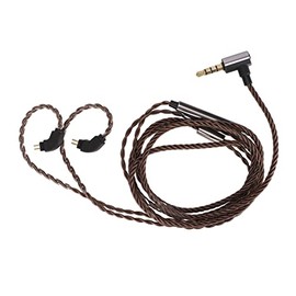Cable de 2 Pines de 0,78 Mm Con Micrófono - Audio de 3,5 Mm, Actualización de Repuesto para Auriculares IEM
