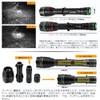 UniqueFire LED Flashlight UF1508 T38 Black IR 850NM Infrared Light