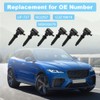 JDMON 6PCS UF727 Ignition Coils Pack and Spark Plug Compatible