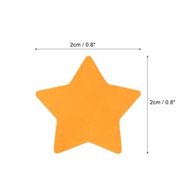 sourcing map 60g Star Confetti Star Glitter Confetti Paper Orange Table Confetti for Birthday Wedding Balloons Party Decorations