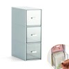 Kitchen Organiser with 3 Drawers, Storage Box for Tea Bags,