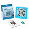 GXSTWU Digital Clock, Waterproof "Splashproof", Timer, Thermometer, Hygrometer, Half Bath