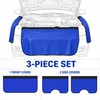 3-Piece Magnetic PU Leather Car Fender Cover Set for Auto