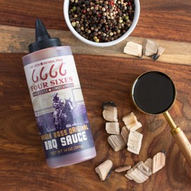 6666 Four Sixes Wagon Boss Original BBQ Sauce, 14 Ounce