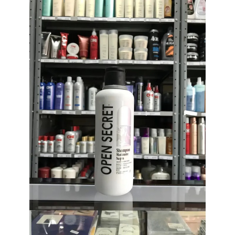 Shampoo Matizante Negro Con Tinte Open Secret® 300 Ml