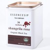 ESSENCESIP Organic Rose Black Tea,loose leaf tea in pyramid tea